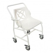  Mobile Shower Chair with Detachable Arms